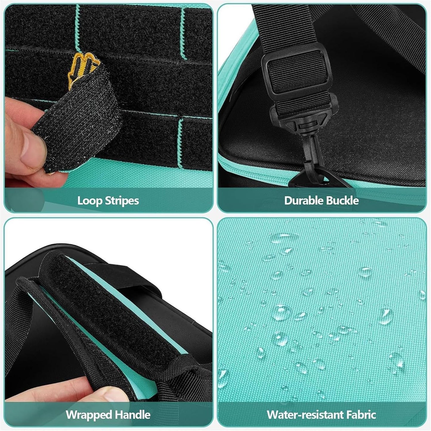 GENERIC Sac De Transport à Outils,Mallette De Rangement En Tissu Oxford - Sac à Outils | Pour Construction, Camping, Voyages, Chambres D'étudiants, Travaux De Jardinage, Électriciens Et Charpentiers
