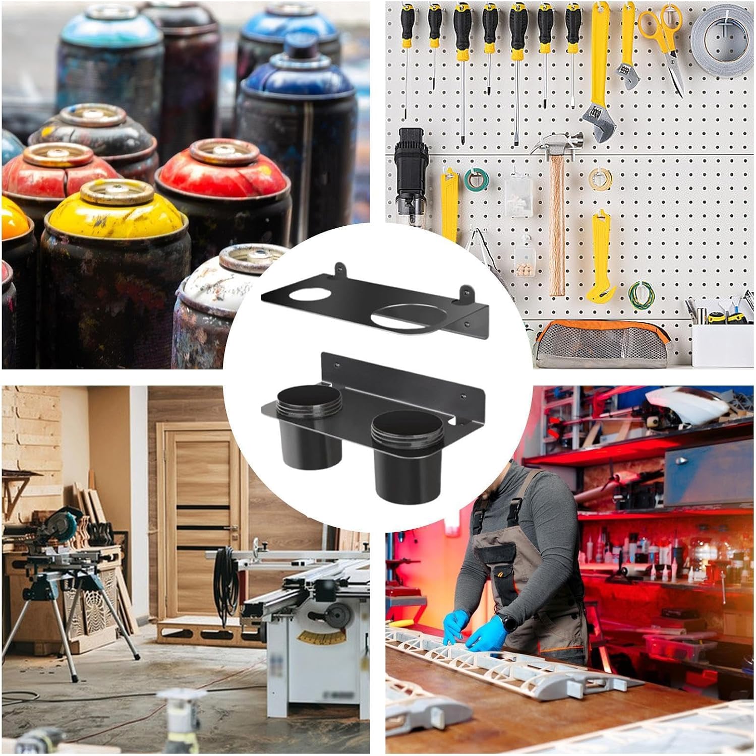  Support Pour Entonnoir à Huile | Organiseur De Rangement, Support Mural Pour Camping, Abri De Jardin, Remorque, Maison, Cuisine, Salle De Pause, Garage